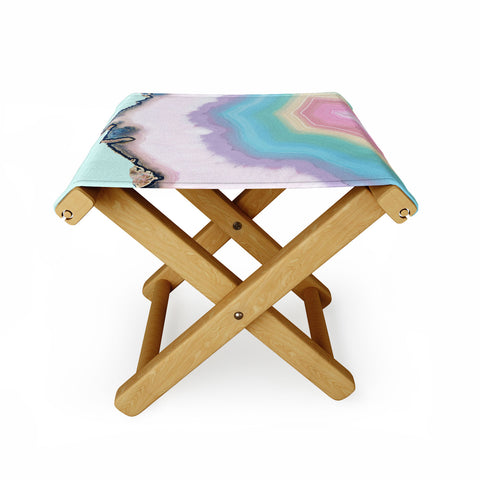Emanuela Carratoni Rainbow Agate Folding Stool