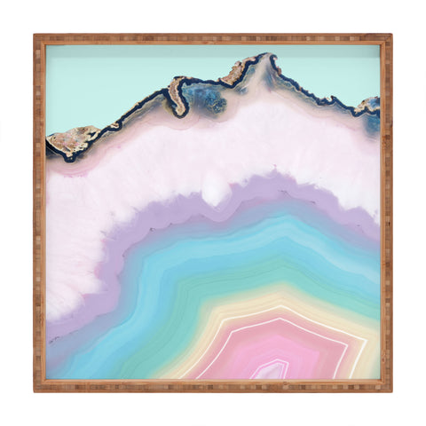 Emanuela Carratoni Rainbow Agate Square Tray