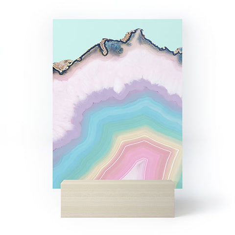 Emanuela Carratoni Rainbow Agate Mini Art Print