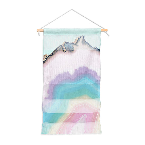 Emanuela Carratoni Rainbow Agate Wall Hanging Portrait