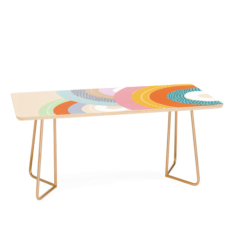 Emanuela Carratoni Rainbows and Polka Dots Coffee Table