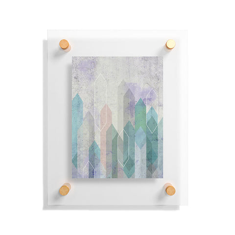 Emanuela Carratoni Raw Gems Floating Acrylic Print