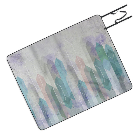 Emanuela Carratoni Raw Gems Picnic Blanket