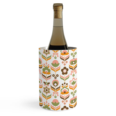 Emanuela Carratoni Retro Flowers Mix Wine Chiller