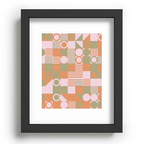 Emanuela Carratoni Retro Geometry Recessed Framing Rectangle