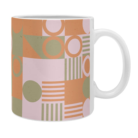 Emanuela Carratoni Retro Geometry Coffee Mug