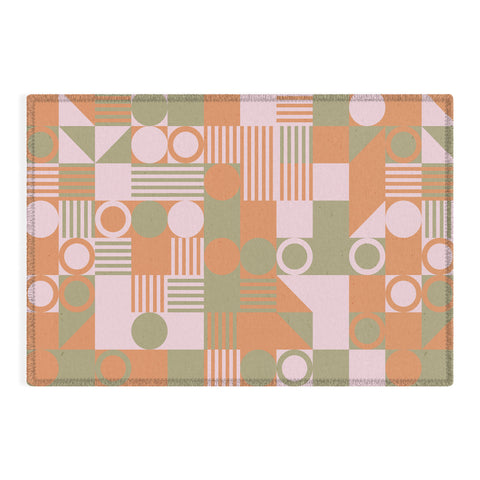 Emanuela Carratoni Retro Geometry Outdoor Rug