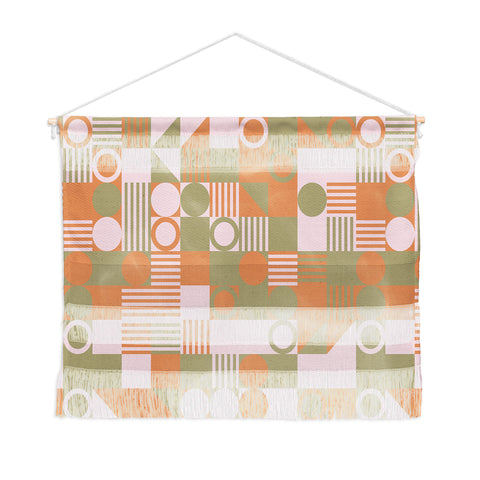 Emanuela Carratoni Retro Geometry Wall Hanging Landscape