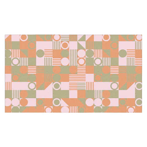 Emanuela Carratoni Retro Geometry Tablecloth