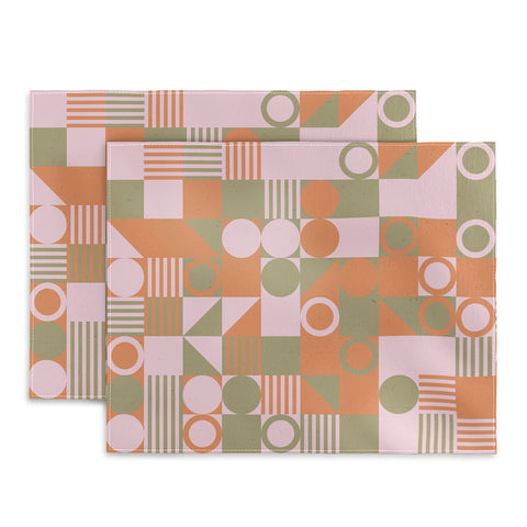 Emanuela Carratoni Retro Geometry Placemat
