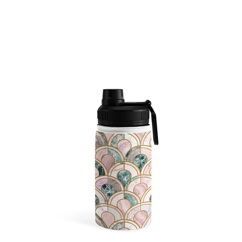 Emanuela Carratoni Rose Gold Marble Inlays Water Bottle