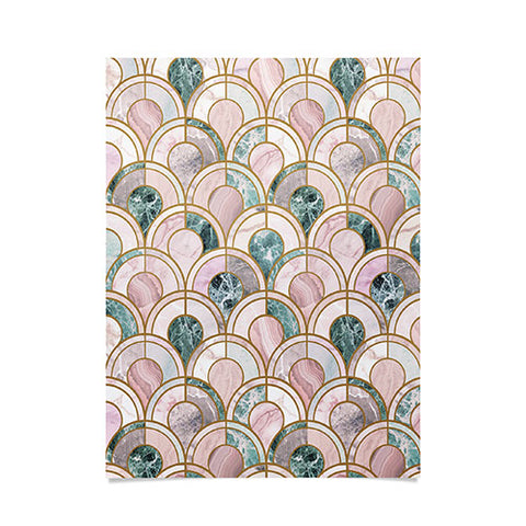Emanuela Carratoni Rose Gold Marble Inlays Poster