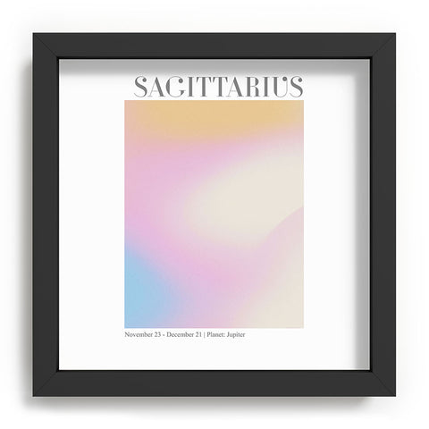 Emanuela Carratoni Sagittarius Zodiac Gradient Recessed Framing Square