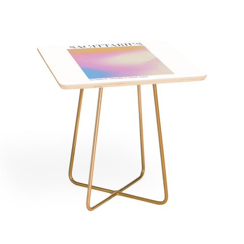 Emanuela Carratoni Sagittarius Zodiac Gradient Side Table
