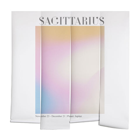 Emanuela Carratoni Sagittarius Zodiac Gradient Wall Mural