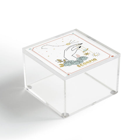 Emanuela Carratoni Scorpio Zodiac Series Acrylic Box