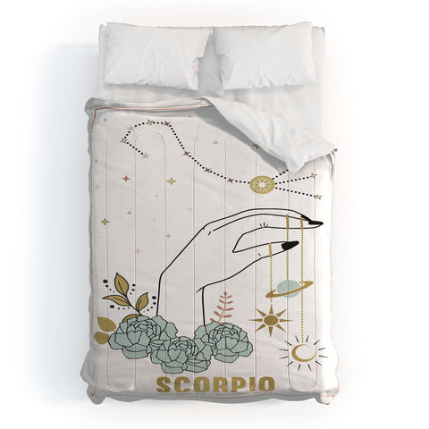 Emanuela Carratoni Scorpio Zodiac Series Comforter