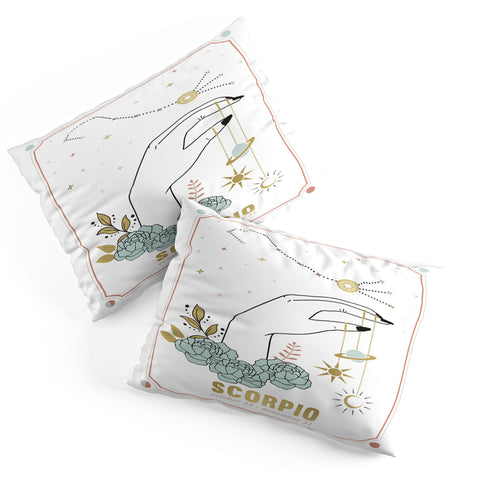 Emanuela Carratoni Scorpio Zodiac Series Pillow Shams