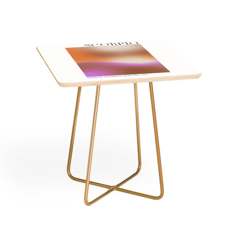 Emanuela Carratoni Scorpio Zodiac Sign Gradient Side Table
