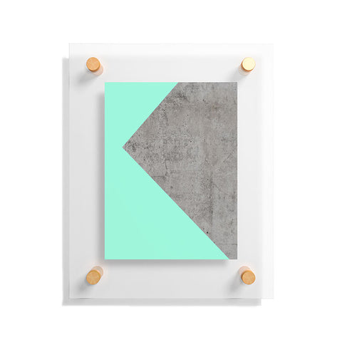 Emanuela Carratoni Sea Collage on Concrete Floating Acrylic Print