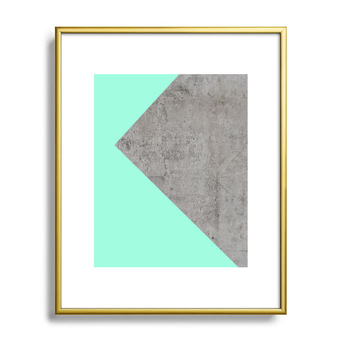 Emanuela Carratoni Sea Collage on Concrete Metal Framed Art Print