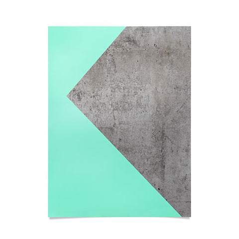 Emanuela Carratoni Sea Collage on Concrete Poster