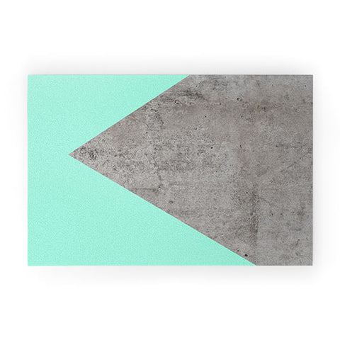 Emanuela Carratoni Sea Collage on Concrete Welcome Mat