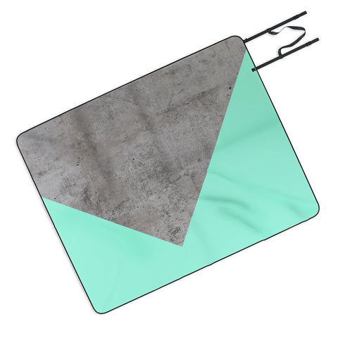 Emanuela Carratoni Sea Collage on Concrete Picnic Blanket