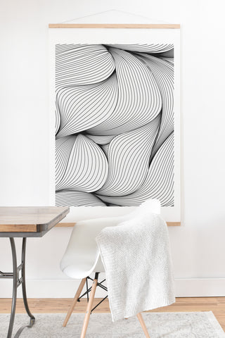 Emanuela Carratoni Seamless Lines Art Print And Hanger