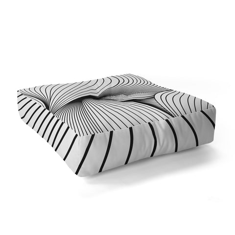 Emanuela Carratoni Seamless Lines Floor Pillow Square