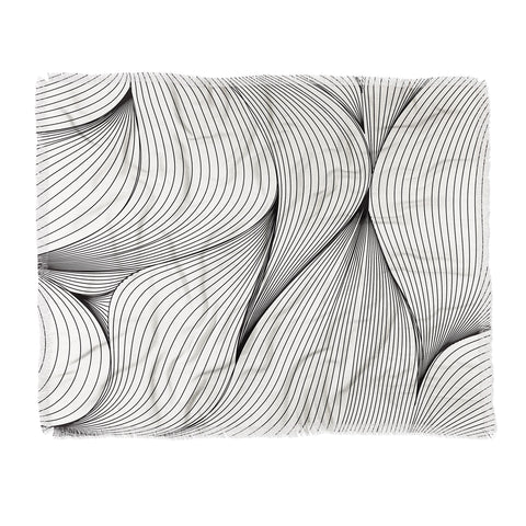Emanuela Carratoni Seamless Lines Throw Blanket