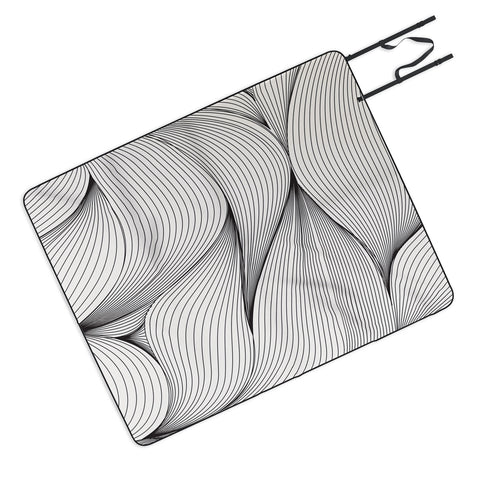 Emanuela Carratoni Seamless Lines Picnic Blanket