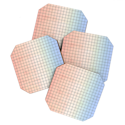 Emanuela Carratoni Serenity and Quartz Geometry Coaster Set