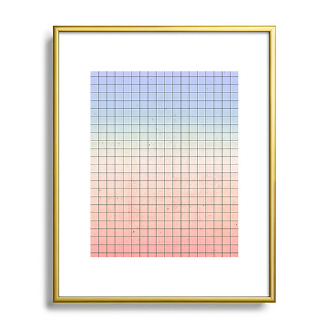 Emanuela Carratoni Serenity and Quartz Geometry Metal Framed Art Print