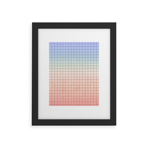 Emanuela Carratoni Serenity and Quartz Geometry Framed Art Print