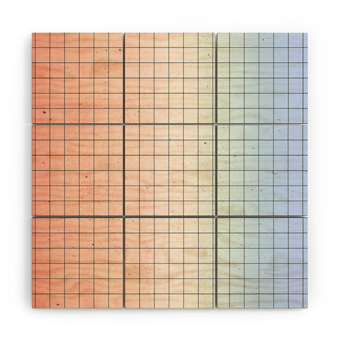 Emanuela Carratoni Serenity and Quartz Geometry Wood Wall Mural