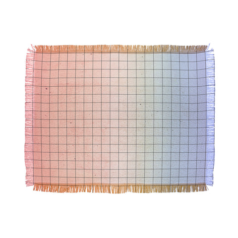 Emanuela Carratoni Serenity and Quartz Geometry Throw Blanket