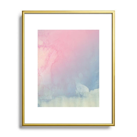 Emanuela Carratoni Serenity and Rose Metal Framed Art Print