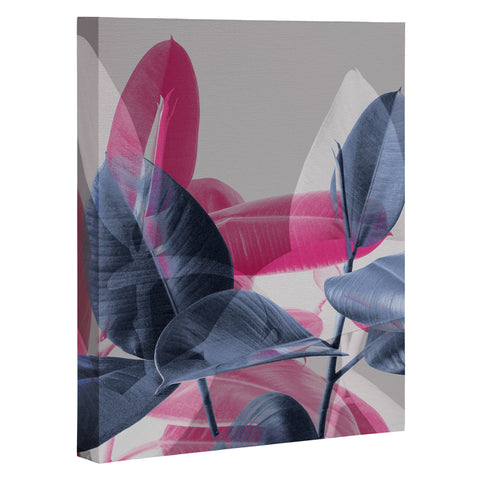 Emanuela Carratoni Shadow Leaves Art Canvas
