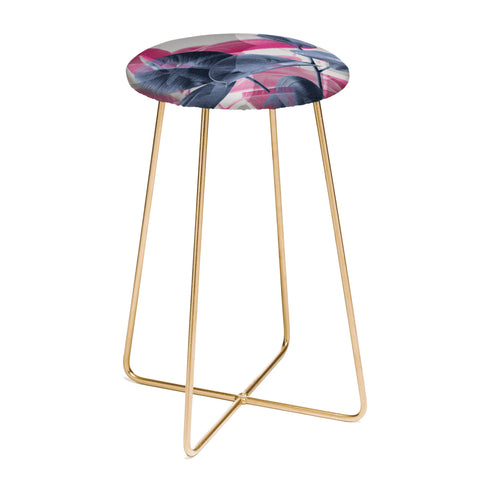 Emanuela Carratoni Shadow Leaves Counter Stool