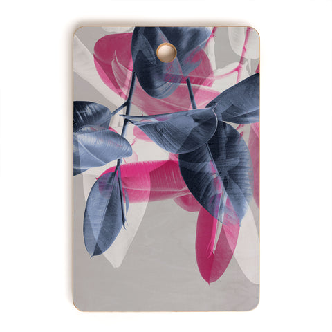 Emanuela Carratoni Shadow Leaves Cutting Board Rectangle