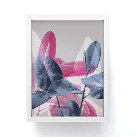 Emanuela Carratoni Shadow Leaves Framed Mini Art Print