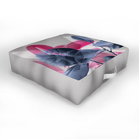 Emanuela Carratoni Shadow Leaves Outdoor Floor Cushion