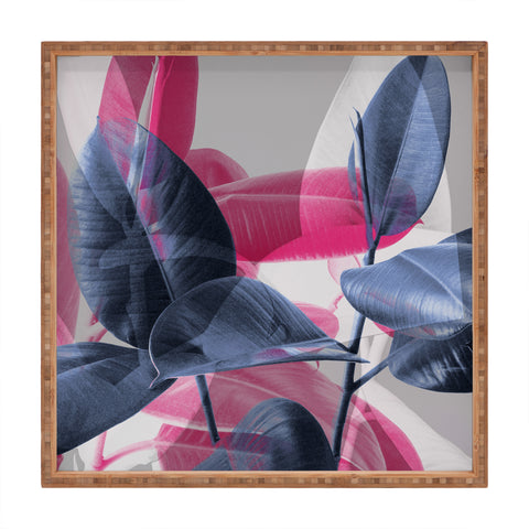 Emanuela Carratoni Shadow Leaves Square Tray