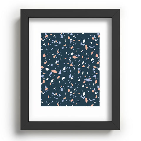 Emanuela Carratoni So Blue Terrazzo Recessed Framing Rectangle
