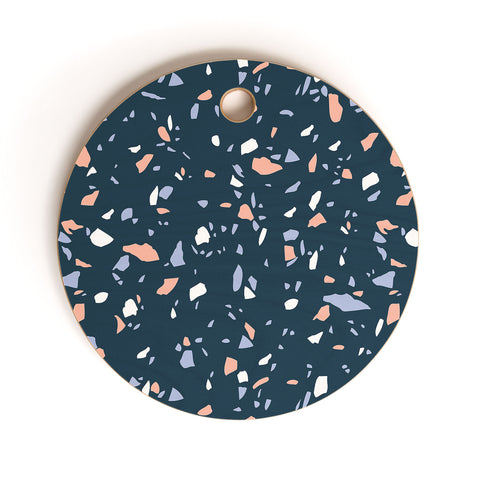 Emanuela Carratoni So Blue Terrazzo Cutting Board Round