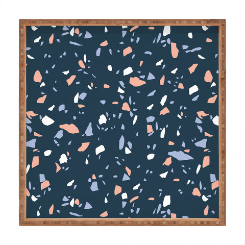 Emanuela Carratoni So Blue Terrazzo Square Tray