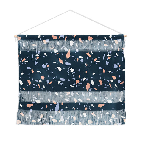 Emanuela Carratoni So Blue Terrazzo Wall Hanging Landscape