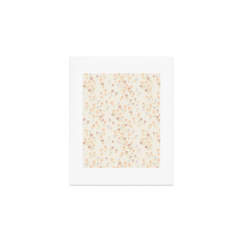 Emanuela Carratoni Spring Ditsy Floral Theme Art Print