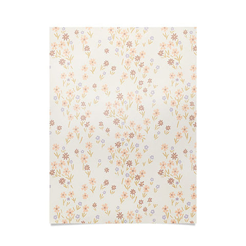 Emanuela Carratoni Spring Ditsy Floral Theme Poster